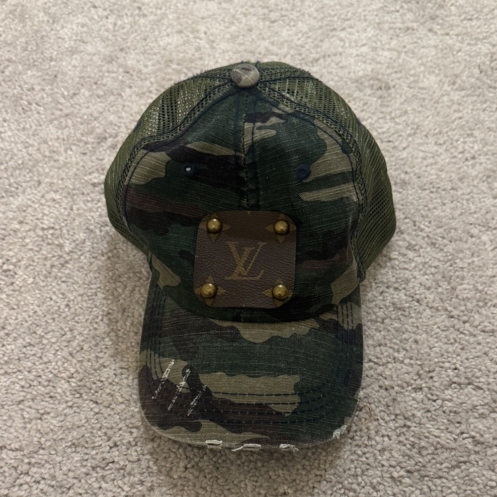 Louis Vuitton Camouflage Green Hat